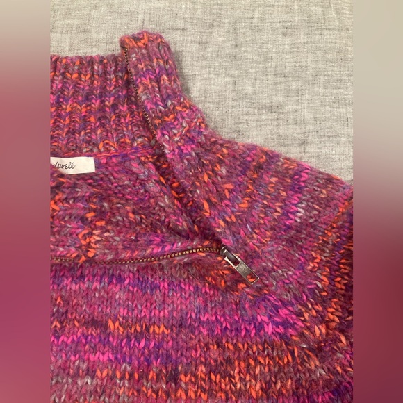 Madewell 💗 GUC 💗 turtleneck sweater with zipper on side. Size: XS - Picture 10 of 12